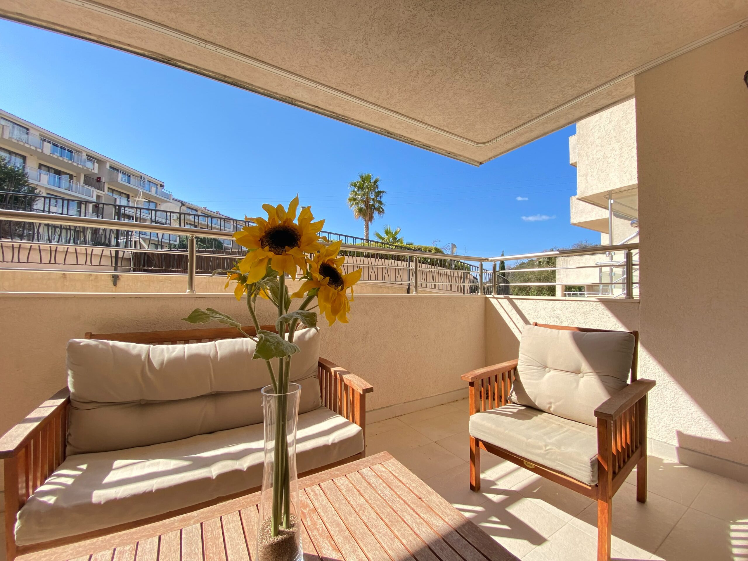 Two-bedroom apartment in modern complex with pool