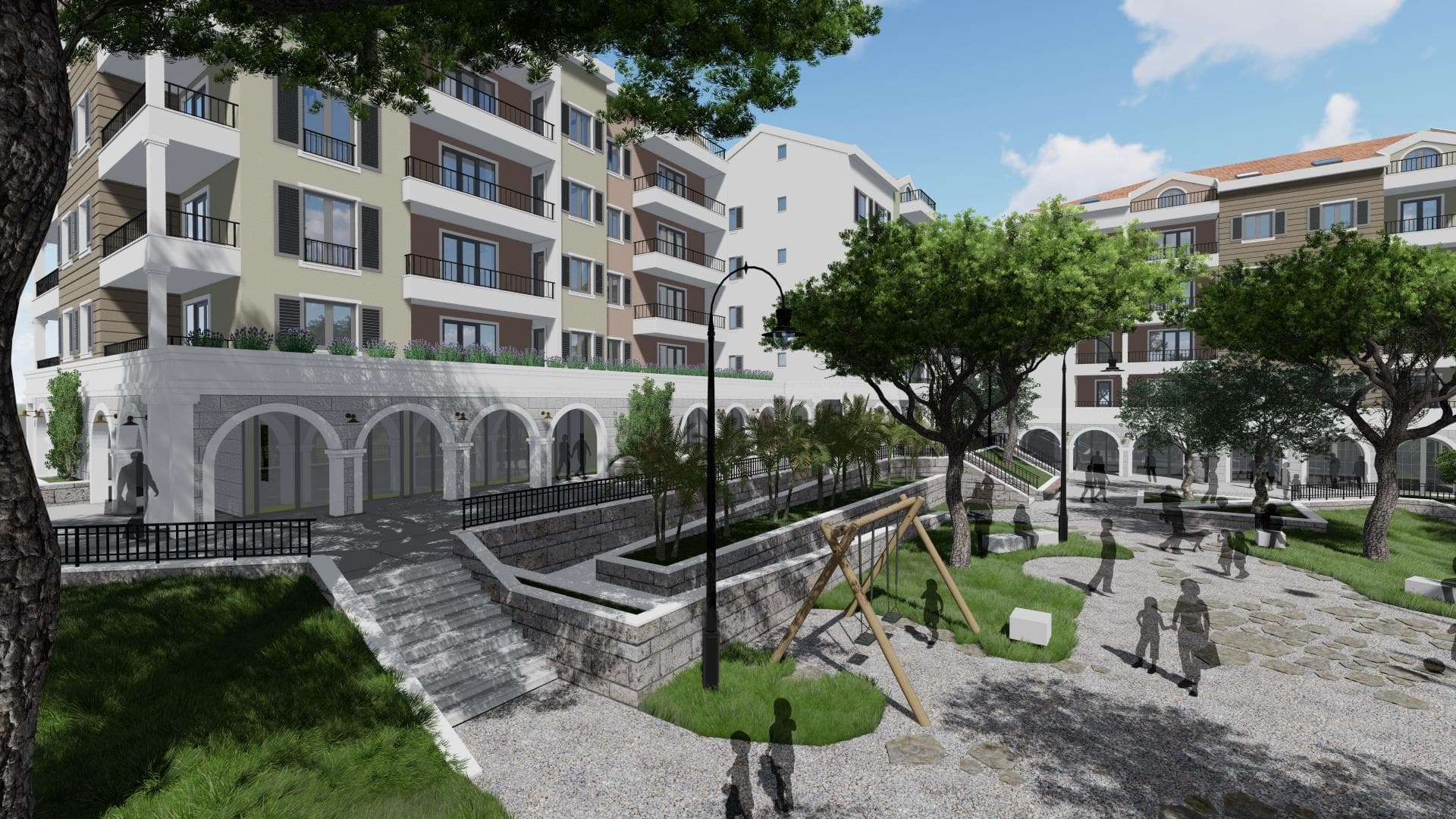 Apartments within new complex in Donja Lastva