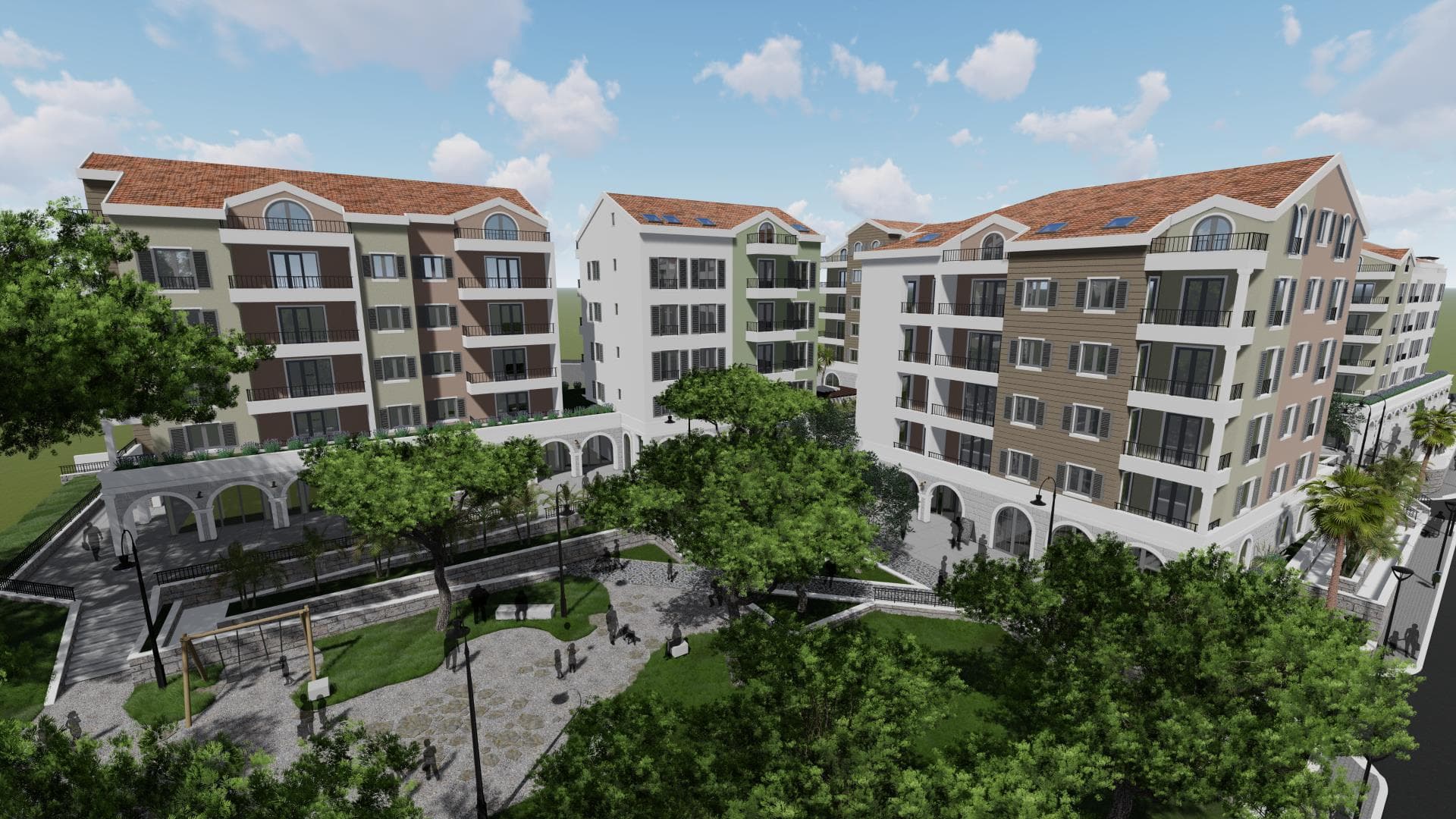 Apartments within new complex in Donja Lastva