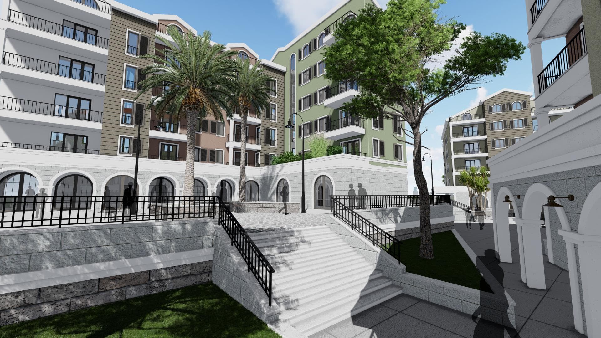 Apartments within new complex in Donja Lastva