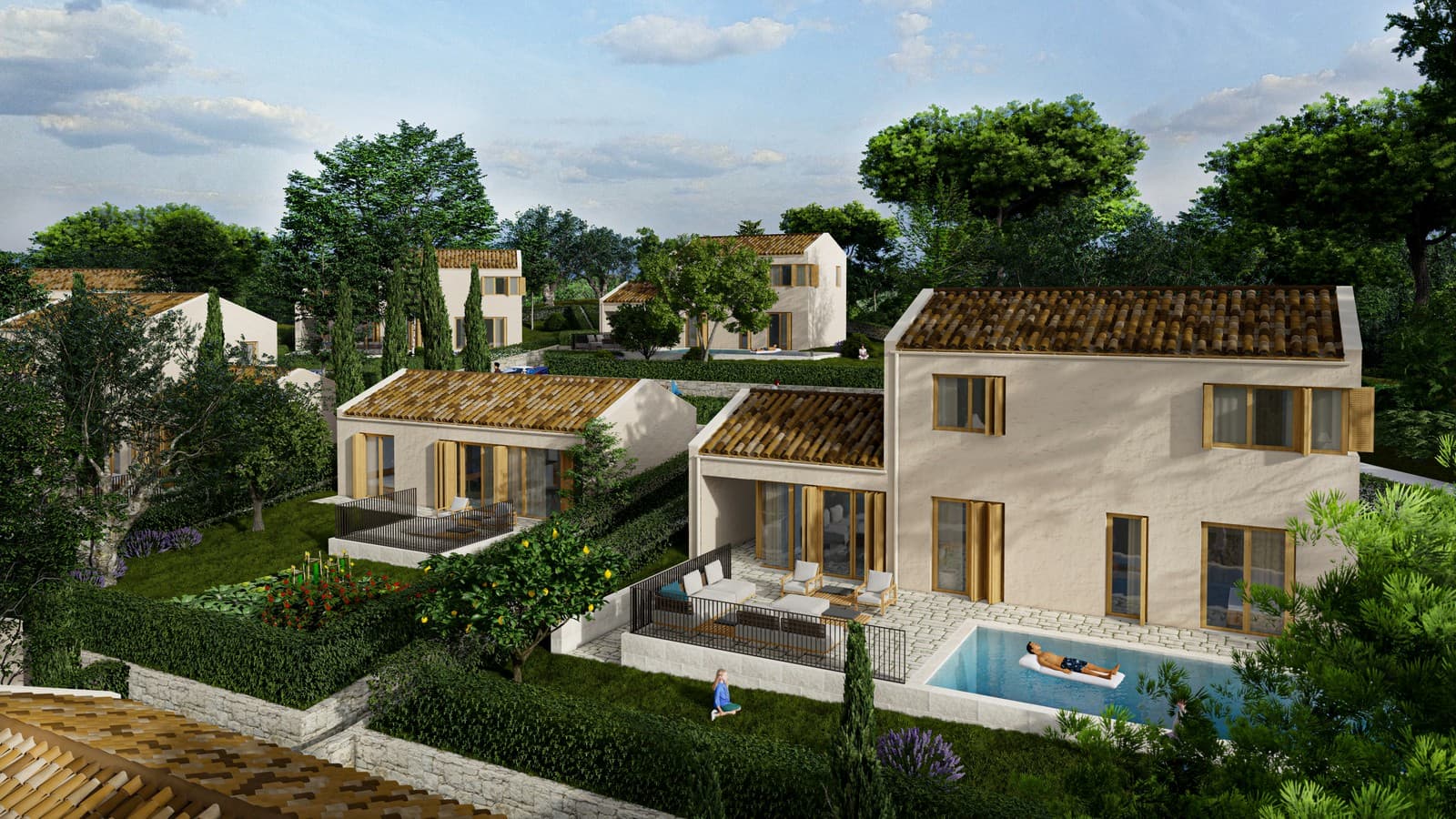 Houses with Mediterranean charm in Tivat