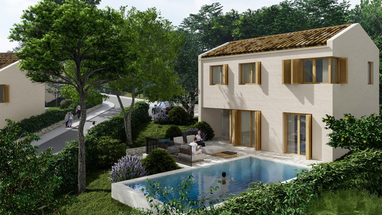 Houses with Mediterranean charm in Tivat