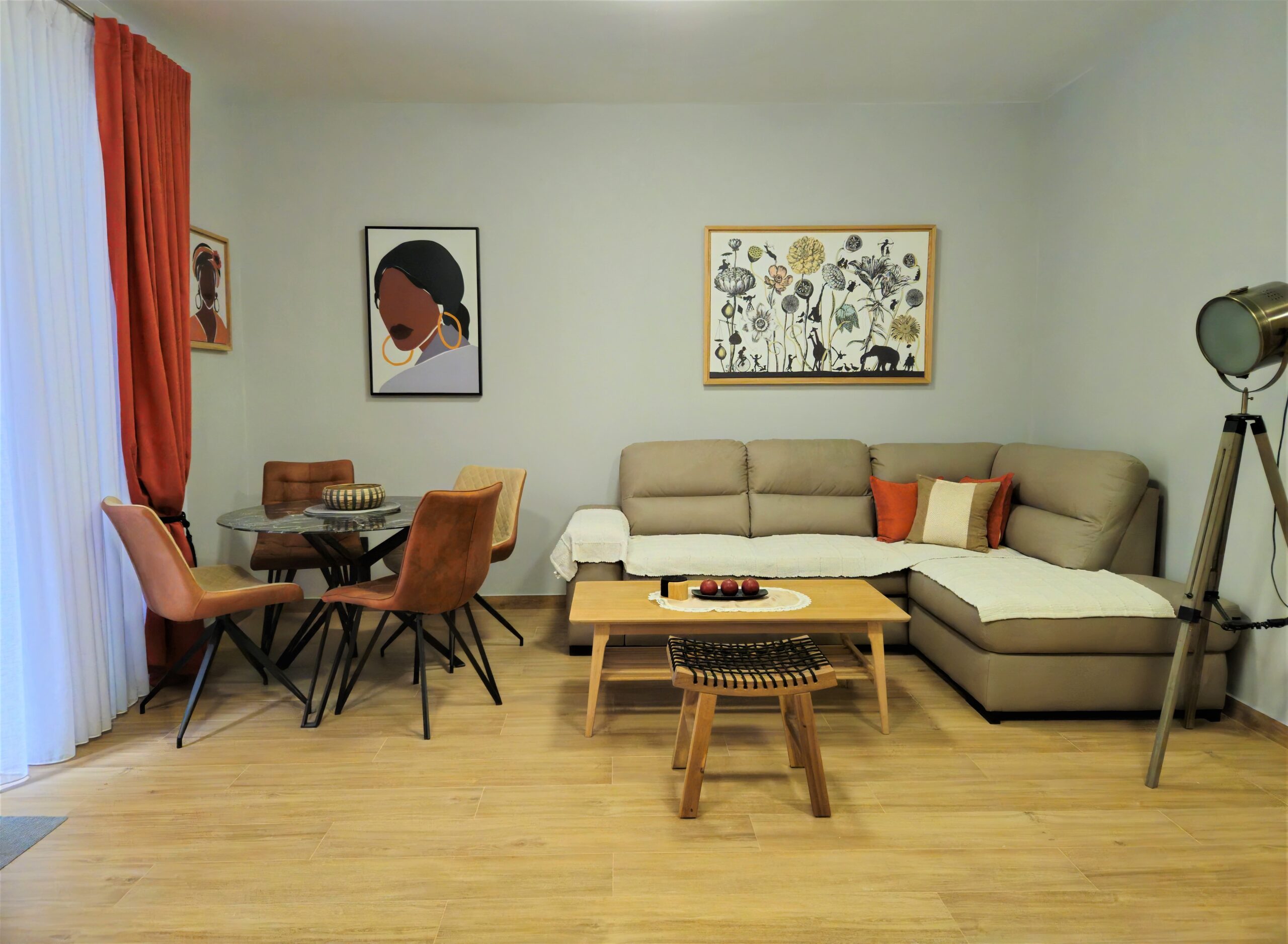 Modern one-bedroom apartment in Dobrota