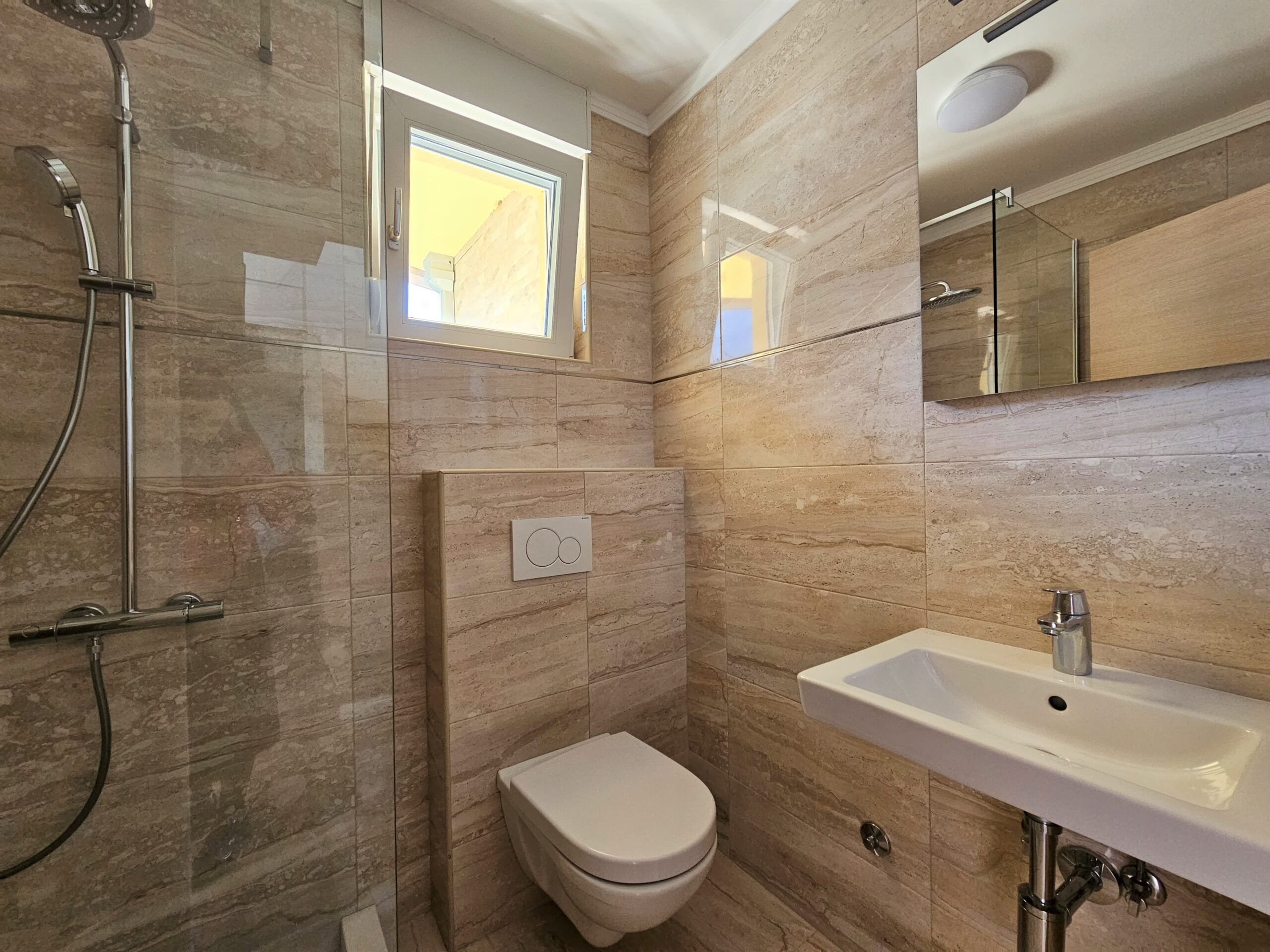 Modern duplex with open views of the Bay, Dobrota